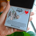 thumbnail image 2 of You are an Angel Nurse Healthcare Medical Worker Nurse Appreciation Infinity Knot Necklace Message Card, 2 of 17