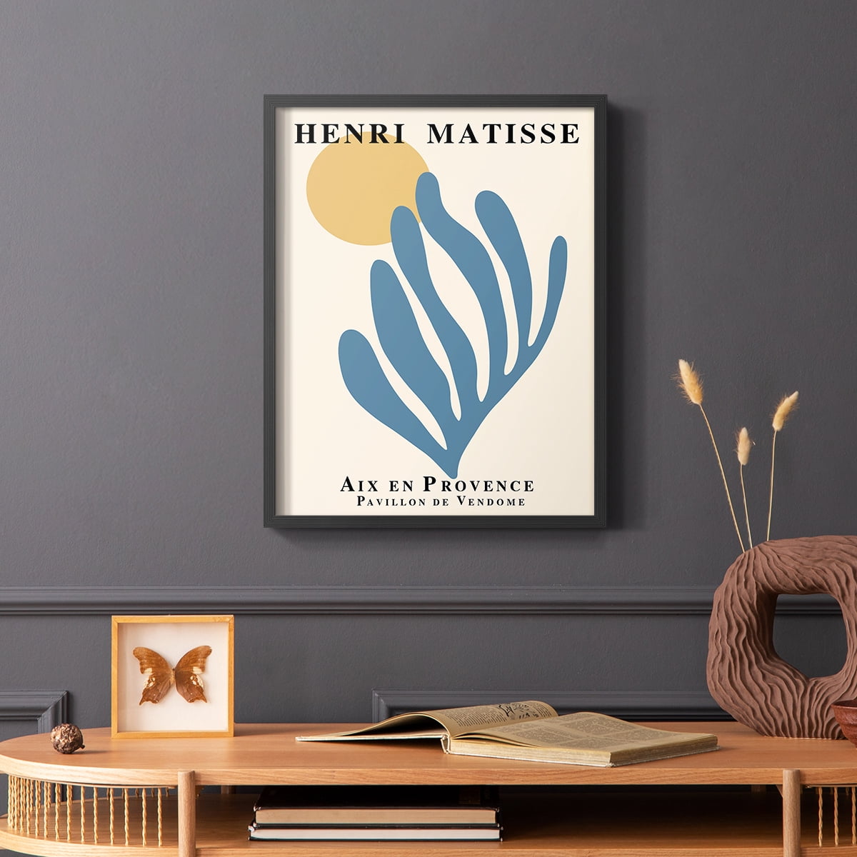 Matisse XCI Framed Print - Solid Wood
