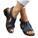 thumbnail image 3 of WILLBEST Sandalias Cómodas De Verano De Talla Grande Para Mujer Con Costuras, Suelas Gruesas Y Huecas., 3 of 8