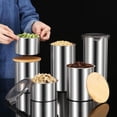 thumbnail image 4 of Conteneur de Stockage Alimentaire en Acier Inoxydable Scellé sous Vide pour Cuisine, 4 of 8