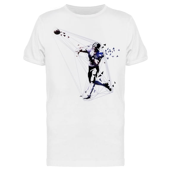 Prismatic Football Player Throw Tee Men's -Image by Shutterstock