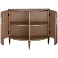 thumbnail image 6 of Studio 55D Muir 39 1/2" Wide Birch 2-Door Demilune Cabinet, 6 of 9