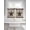 Brown Grey, variant on Texas Star Vintage 2 Panel Kitchen Curtains for Small Windows, Brown Khaki Wooden Retro Art Bathroom Tier Curtain, Short Window Treatment for Bedroom/Living Room 55"x36"