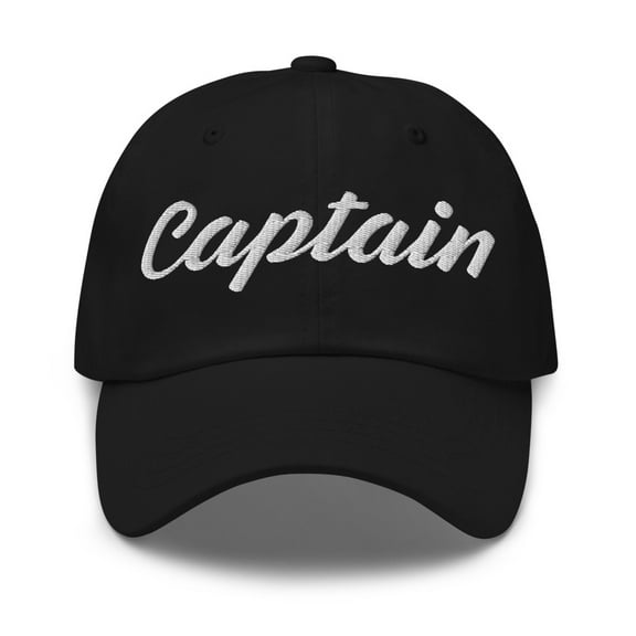 Golf Team Captain Sports Dad Hat (Black)