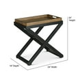 thumbnail image 2 of Topeka Walnut and Ebony Solid Wood Cocktail Table, 2 of 14