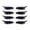 Purple, variant on Happydeer 4 Pairs False Eyelashes Reusable 2 in 1 Eyelash Artificial Fiber Instant Winged Outline Glitter Eyeliner Stickers for Women