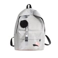 thumbnail image 1 of Fashion Neutral Backpack Bag Shoulder Canvas School Girls Boy Handbag Gray, 1 of 7