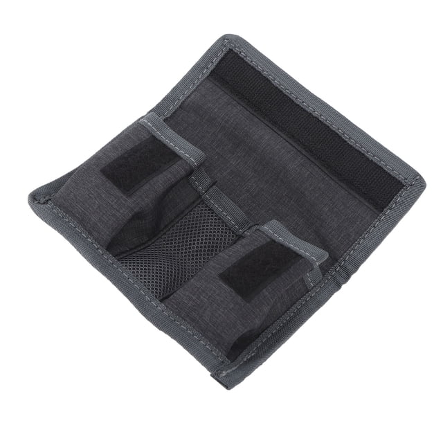 Camera Battery Pouch Holder, Waterproof Nylon Camera Battery Bag 2 Battery Slots 1 Memory Card Slot Dustproof Lightweight For E12 For EN EL15 For NP FW50