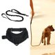 thumbnail image 3 of Arnés suave para perros Chaleco Malla interna Clip de correa frontal Conjunto negro l Sunnimix Perros arnés chaleco, 3 of 7