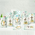 thumbnail image 4 of Grobro7 50 Pack Christian Goodies Bag with Handle for Easter Baptism,Waterproof Party Gift Bags, 6.5x10 Inch, 4 of 6