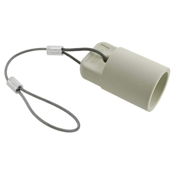 Hubbell Wiring Systems HBLFCAPW Protective Cap for Single Pole Female Devices, White