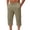 Coffee, variant on Men's Long Sweat Shorts Cotton Below Knee Capris with Pockets Drawstring Elastic Waistband Straight Leg Capri Pants Size 3XL Beige