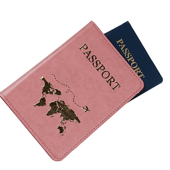 PU Passport Holder Passport Cover Case Organisers Travel Wallet Case