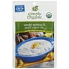Simply Organic Zesty Spinach Greek Yogurt Dip Mix, 1 oz, (Pack of 12)