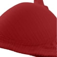 thumbnail image 5 of ManxiVoo Side Folded Full Coverage Wireless Bra for Women Soft Lightweight Support Minimizer with Wide Band XL Size Red, 5 of 7