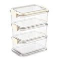 thumbnail image 2 of EGNMCR Insulated Leakproof Cooler Container With Handle Stackable Refrigerator Organizer Bins For Outdoor Camping And Travel Handheld storage container, 2 of 9