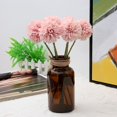 thumbnail image 4 of Bola de diente de león falsa de belleza de flores de seda artificiales de 6 uds para decoración de boda en la habitación del hogar (rosa), 4 of 8