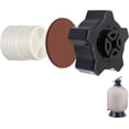 thumbnail image 1 of HLONK Pool Sand Filter Drain Cap  Exact Replacement Drain Cap  Drain Cap Screen Filter  Base Replacement for Hayward Pro Series Sand Filter Models SX180LA S310T2  S270T2  S310T2  S360T2, 1 of 6