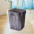 thumbnail image 3 of Bote de Basura pequeño Bote de Basura Bote de Basura Cuadrado de 14 L Bote de Basura para baños Dormitorios Dormitorio Oficina Cocina , GRIS, 3 of 6
