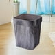thumbnail image 3 of Bote de Basura pequeño Bote de Basura Bote de Basura Cuadrado de 14 L Bote de Basura para baños Dormitorios Dormitorio Oficina Cocina , GRIS, 3 of 6