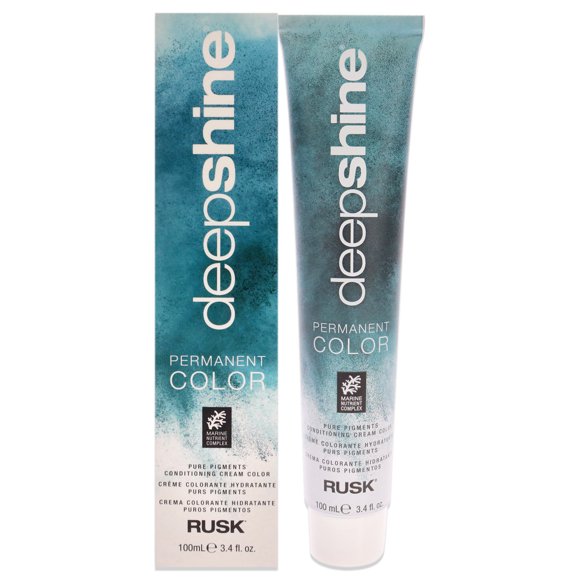 Crema acondicionadora de color Rusk Deepshine Pure Pigments caoba brillante 6,5 m unisex 3,4 oz