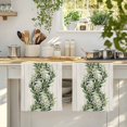 thumbnail image 4 of Sage Green Leaves Kitchen Towels Set of 2, Summer Botanical Retro Art Wooden Absorbent Dish Towels for Kitchen, Microfiber Hand Towel, Quick Drying Tea Towel for Cleaning Decorative Dishcloths, 4 of 7