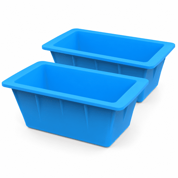 2 Pack 6.6LBS Silicone Freezer Molds
