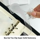 thumbnail image 5 of Marcapáginas transparentes - Paquete de 3 sujetapáginas en forma de U | Accesorios de lectura de plástico antideslizantes para libros, revistas y libros de cocina | Diseño manos libres, 5 of 7