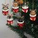 thumbnail image 5 of Lindos adornos colgantes para árbol de Navidad con forma de perro salchicha, colgantes para el hogar, decoraciones navideñas, regalos de Año Nuevo 2024, 5 of 5
