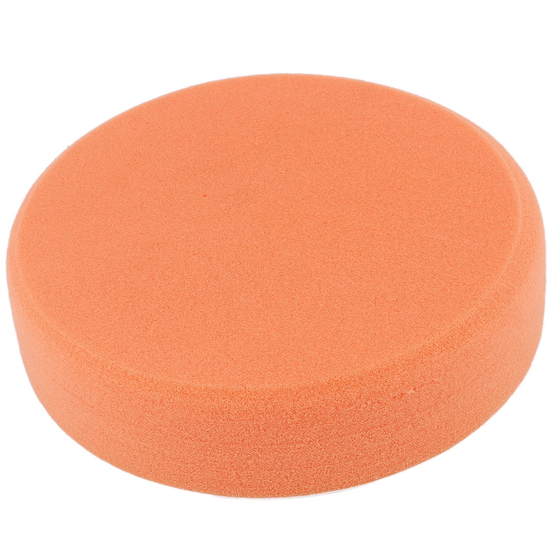White Orange Sponge Buffing Polishing Pad Wheel 7" Dia