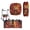 Autumn Cat Maple Leaves, variant on Chririnla Pink Cherry Blossom1 3 Pieces Lightweight Walker Seat and Backrest Covers with Storage Bag Brushed stretch fabric Seat and Backrest Covers with Under Seat Bag for Seniors
