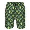 thumbnail image 3 of Vsdgher Broccoli 3 Men's Beach Shorts, Surfing shorts, Swim trunks, Quick Dry Swim Trunks for Surfing Beach Fun -Medium, 3 of 6