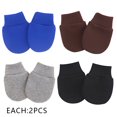 thumbnail image 3 of TELOLY 8 Pairs Baby Mittens,Cotton Newborn Mittens No Scratch,Mittens for Newborn Baby Boy,Style4, 3 of 6