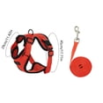 thumbnail image 3 of Escape Proof Cat Harness and Leash Set, Adjustable Breathable Mesh Vest with Flower Design for Walking Travel, Small Dogs, 3 of 6