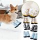 thumbnail image 5 of Zapatos de invierno de forro polar para perros, suela de goma antideslizante, tallas 1-5 para cachorros pequeños y medianos, 5 of 5