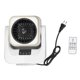 thumbnail image 1 of Desktop Electric Space Heater With Remote Control - 1000w 220v - Black - Ideal For Home, Office, Dormitory, 1 of 5