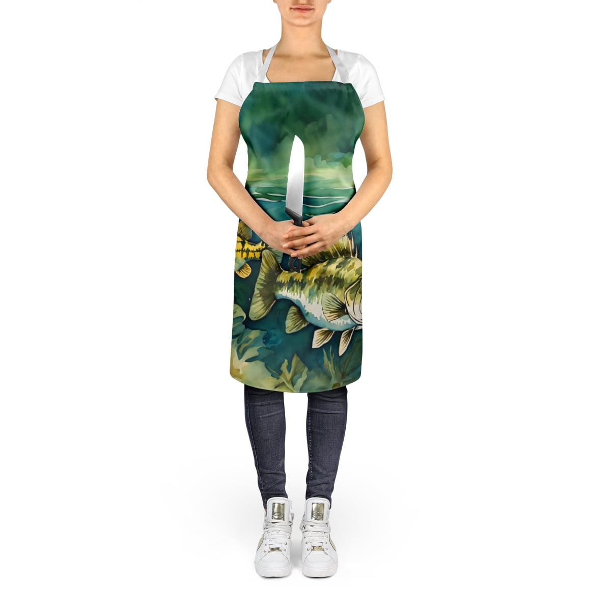 Smallmouth Bass Apron 27 in x 30 in