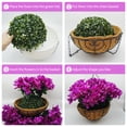 thumbnail image 4 of Artificial Outdoor Bougainvillea Flowers with Brown Basket, Artificial Hanging Flowers Plant, 12 Pcs Bougainvillea Flowers for Christmas, Faux Flower with Eucalyptus Leaves Fake Plant
Greenery Boxwoo, 4 of 8