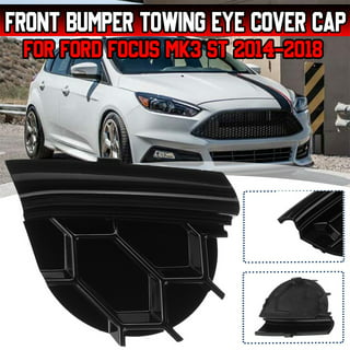 Black Gray Front Bumper Tow Hook Cover F1EB17A989 for Ford Focus MK3  2014-2018
