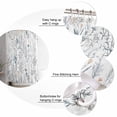 thumbnail image 6 of Spring Floral Waterproof Fabric Shower Curtain, Vintage Botanical Watercolor Shower Curtain for Bathroom Curtains Bathtubs Hotel Washable Shower Curtains with 12 Hooks Extra Long 72x96, 6 of 6