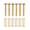 Gold, variant on LOOKSEVEN 6x Single Coil Pickup Height Adjustment Screws & Straight Springs for Strat Tele- Gold