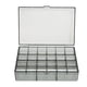 thumbnail image 2 of Caja organizadora de pendientes, contenedores de almacenamiento de joyería de acrílico negro translúcido, gran capacidad, 30 compartimentos, 2 of 12