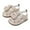 Beige, variant on Girls Dressy Sandals, Glitter Bow Sandals for Kids, Infant Bunny Squeaky Sandals Outdoor Hook and Loop Breathable Soft Sole Shoes