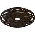 thumbnail image 3 of Ekena Millwork 26 5/8"OD x 4 1/2"ID x 1 3/8"P Loera Ceiling Medallion (Fits Canopies up to 6 1/4"), Hand-Painted Bronze, 3 of 5
