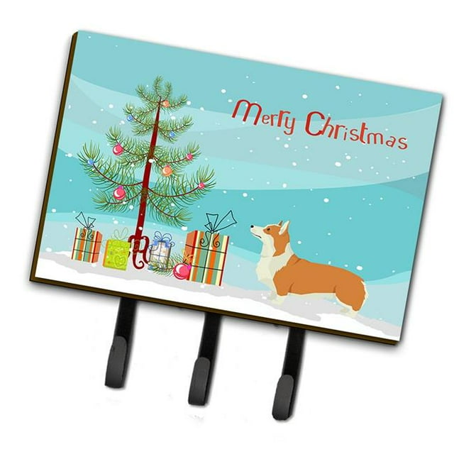 Carolines Treasures CK3554TH68 Pembroke Corgi Christmas Tree Leash or Key Holder