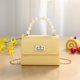 thumbnail image 1 of Bolso de mano infantil de PVC, monedero, bolso bandolera con perlas, cartera para mujer, 1 of 6