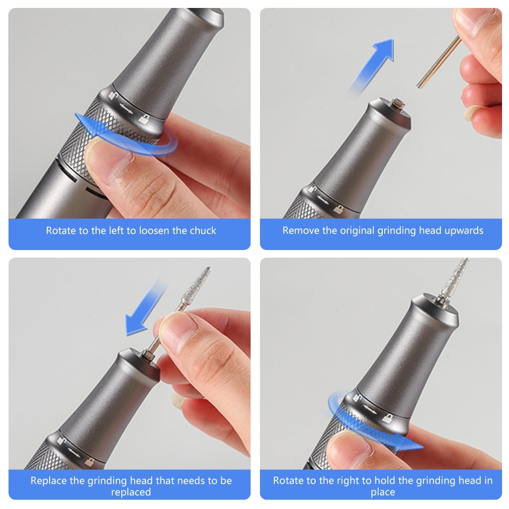 Electric Nail Drill Machine with Pause Mode Electric Nail File Nail Drill File