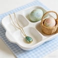 thumbnail image 6 of Swiftyle 2 Pcs Vintage Easter Egg Pendant Necklace Floral Design Glamour Gold Chain Jewelry Gift For Women Holiday Spring Fashion Accessory, 6 of 9