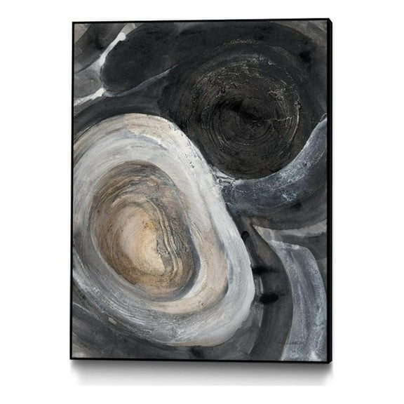 Giant Art Canvas  24x32 Pearl II Framed in White