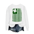 thumbnail image 5 of JYnXIANTI St Patrick's Shirts for Womens Crew Neck Long Sleeve Tops Casual Graphic T Shirts Cute Tees for Saint Patricks Day, 5 of 5